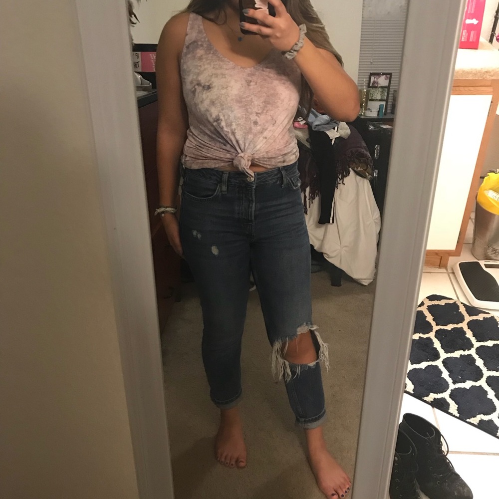 Lavender galaxy tank